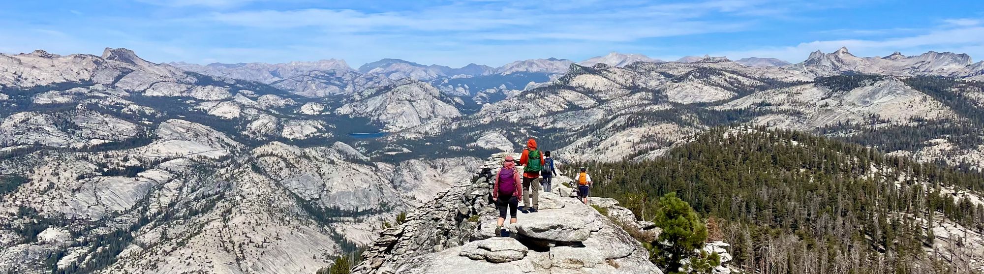 View from Clouds Rest overlooking Yosemite Valley